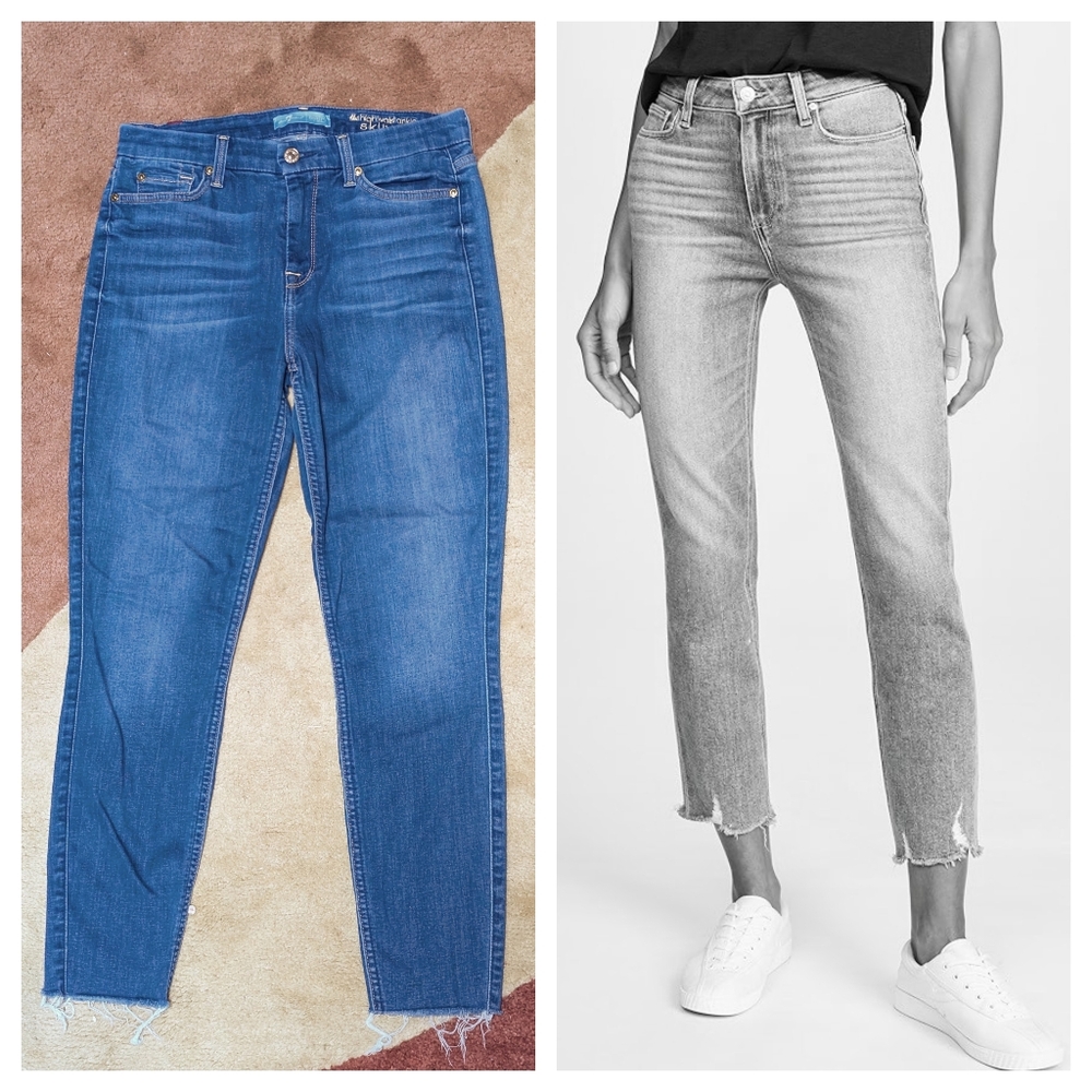 7 For All Mankind Ankle Skinny Jeans